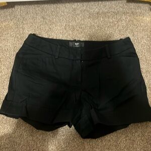 Black chino shorts sz 6